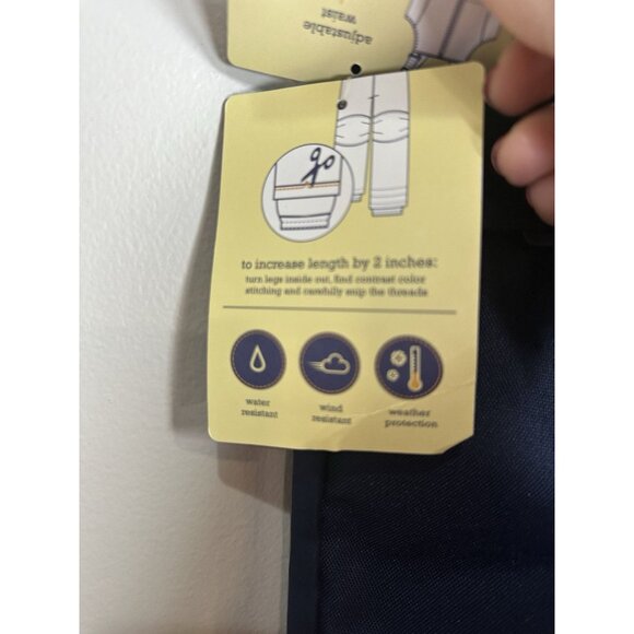 Cherokee Navy Blue Insulated Snow Bib Overalls Kids Size 18Months NWT - Picture 8 of 14